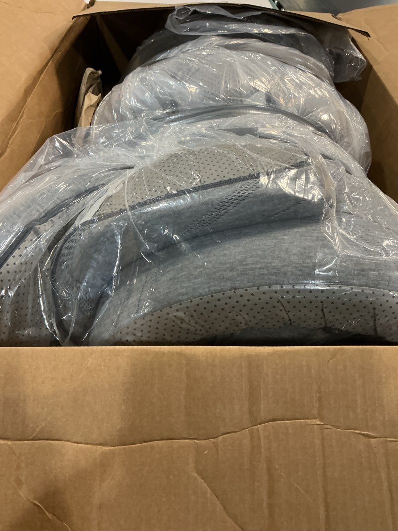 Condition photo showing As Is for fancylion mattress in a box grey (unknown size)(similar to stock photo)