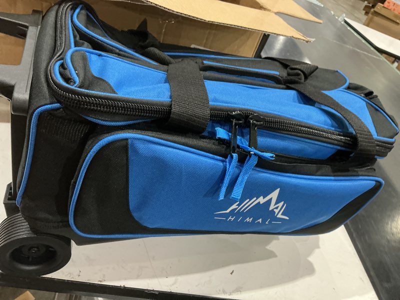 Condition photo showing Good Condition for double roller 2 ball bowling bag with separate shoe compartment for bowling s...