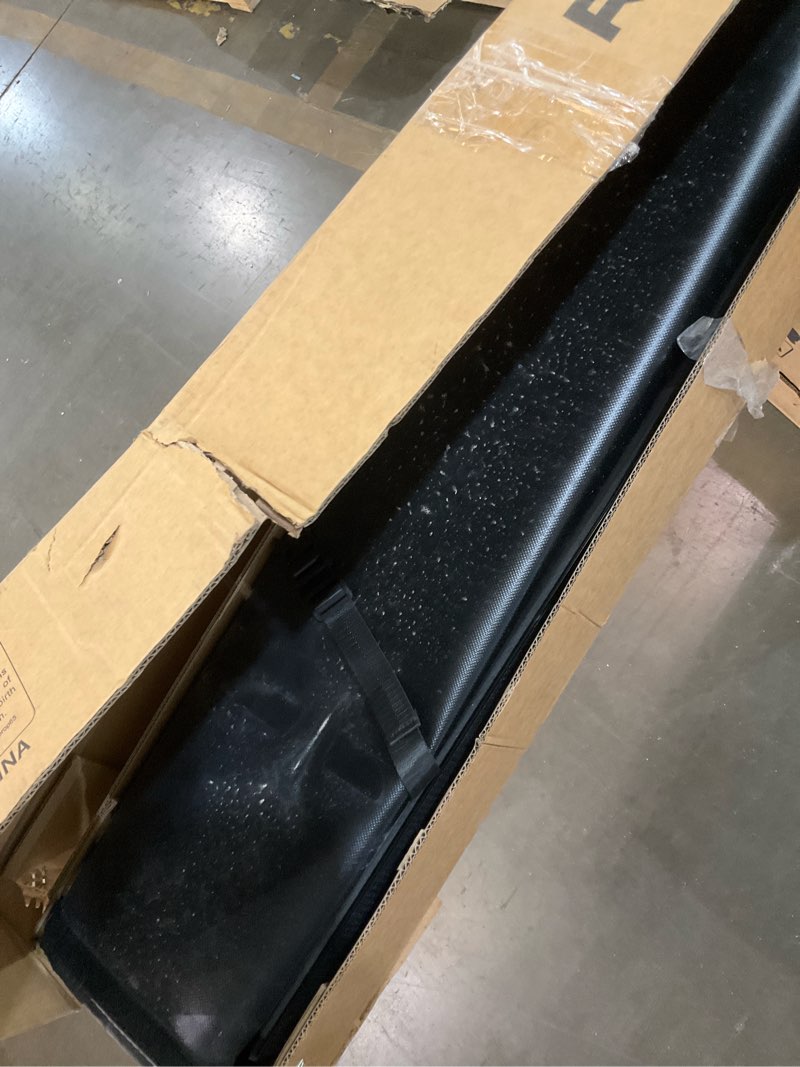 Condition photo showing As Is for rough country soft roll-up tonneau cover for ram 1500 (2010-2018) 2500 (2010-2025) - sleek, weather-resistant truck bed protection, fits 6'4 bed 42319640 6\'4" bed