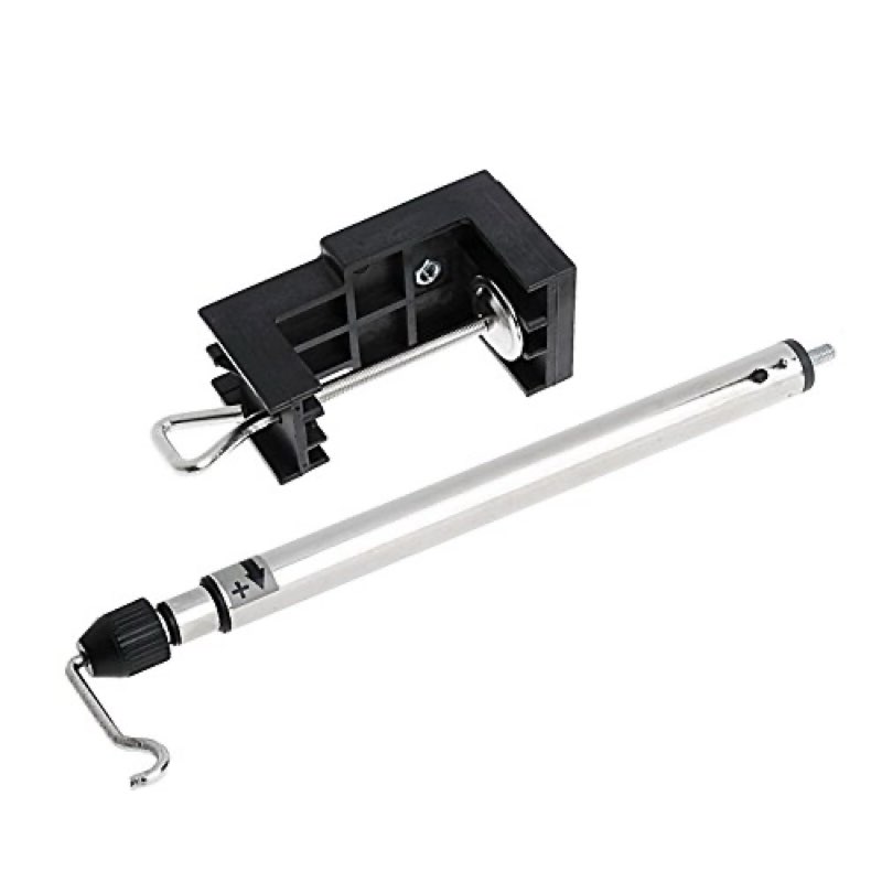 Clamp-on Flex Shaft Rotary Drill Bracket Stand Holder Ger with Deck Ping Support