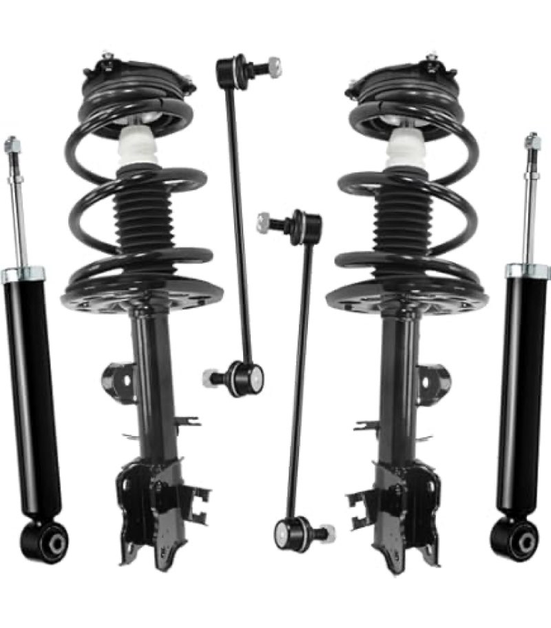 SCITOO Complete Front Strut w/Coil Spring Assembly,Sway Bar End Link for 2013 For INFINITI JX35,2014