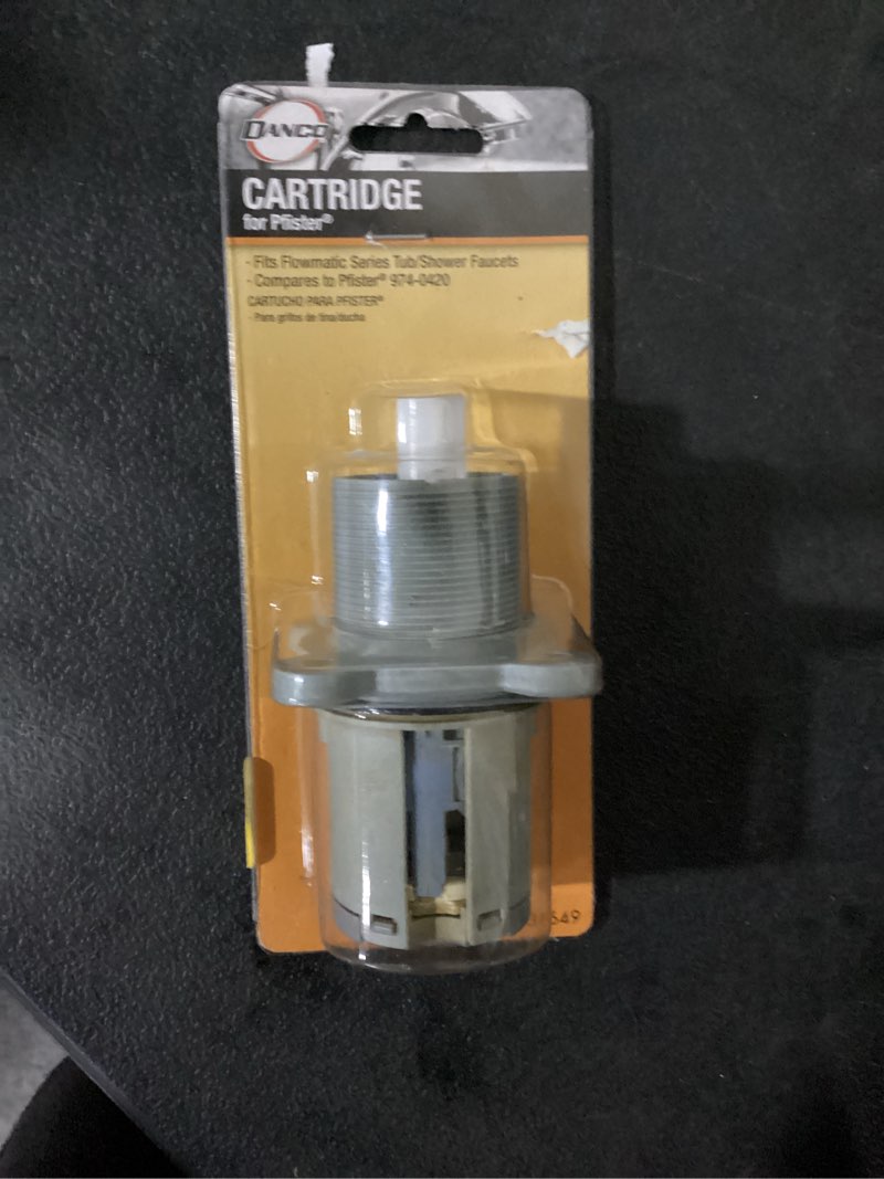 Condition photo showing As Is for danco 1 -handle plastic faucet cartridge for price pfister