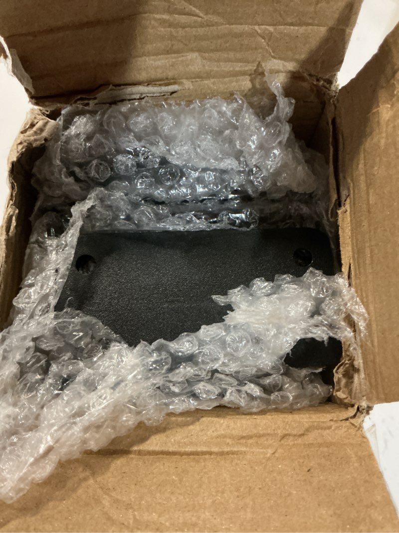 Condition photo showing Good Condition for goovilla shelf bracket, heavy duty floating shelf brackets 8 inch long, 6 pack brackets for shelves, black coated metal wall shelf support brackets with 1/5 inch thick and 160 lb. load capacity 8 inch black 6pack