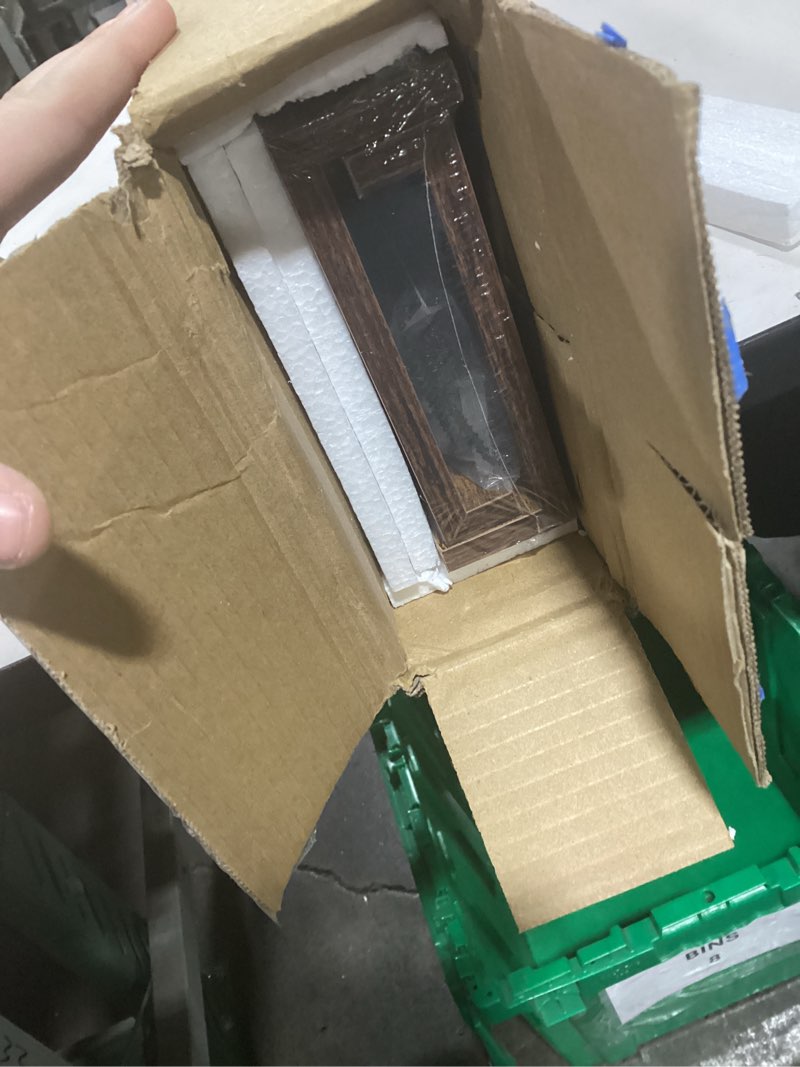 Condition photo showing Good Condition for Picture Ledge Shelf, Wood Long Floating Shelves for Wall, Set of 2, 56 inch Picture Ledge Shelves, Photo Ledge Nursery Book Shelves Wall Mounted for Living Room Kids' Room Bedroom, Color Brown Brown 56"