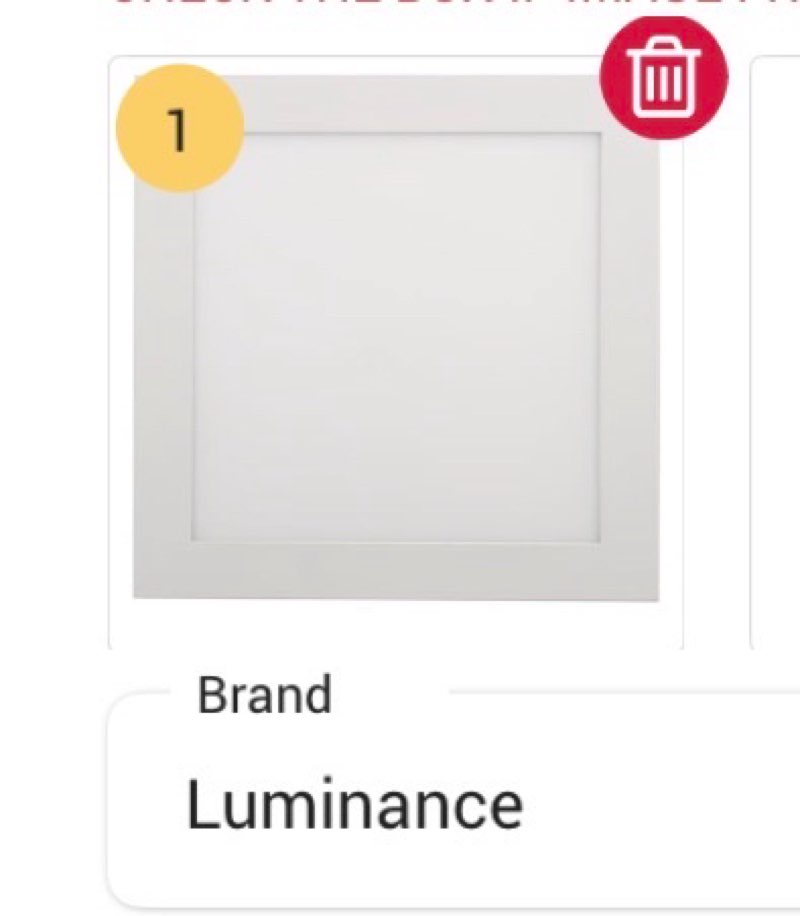 Luminance Sunset Lighting Sunset Pro Fixture Es Led 1x1 Panel - Poly  Metal  Dimmable - With White Finish