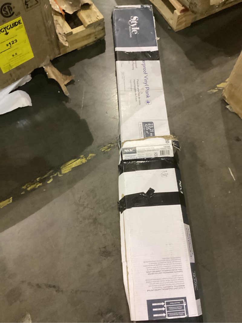 Waterproof vinyl plank