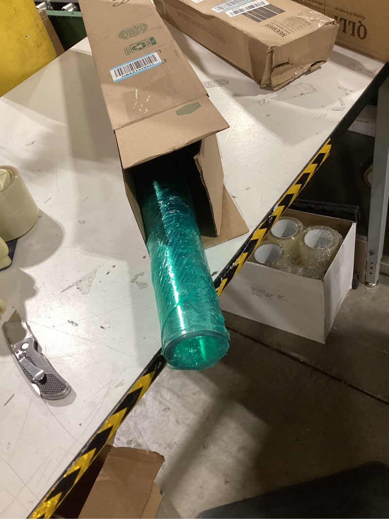 Condition photo showing As Is for AiBOB Office Chair Mat for Hardwood Floor, 36 X 48 inches, Hard Floor Chair Mats Under Computer Desk, Easy Glide for Rolling Chairs 36'' X 48'' With Lip Clear