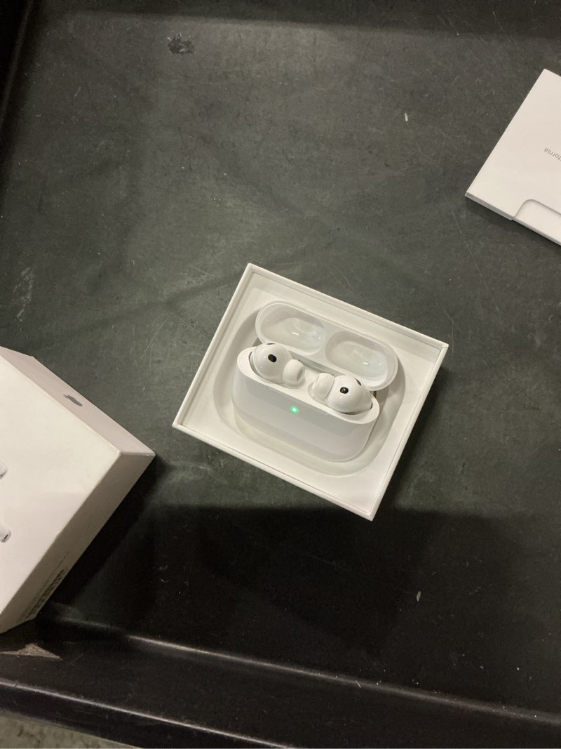 Condition photo showing Good Condition for apple airpods pro 3 wireless earbuds, active noise cancellation, live translation, heart rate sensing, hearing aid feature, bluetooth headphones, spatial audio, high-fidelity sound, usb-c charging