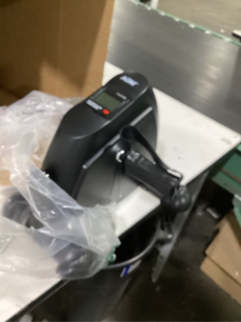 Condition photo showing Good Condition for mini exercise bike, agm under desk bike pedal exerciser foot cycle arm & leg pedal exerciser with lcd screen displays black