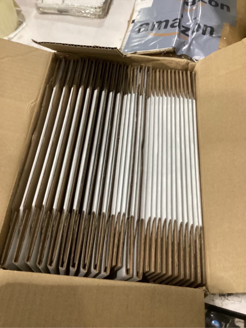 Condition photo showing Good Condition for 6x4x2 small shipping boxes, white mailing box mailer flat corrugated cardboard mailers for business packaging mailing bulk, 25 pack 6x4x2" white-25 pack