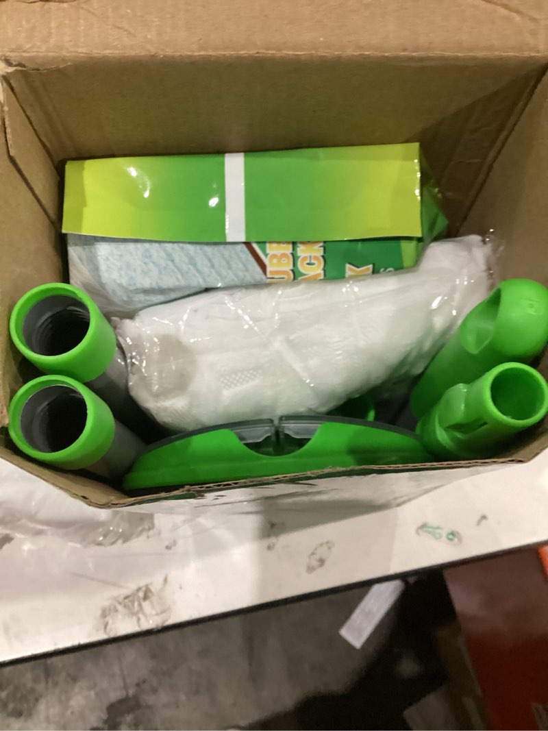 Condition photo showing Good Condition for eyliden sweeper mop with 36 refills - 3 types of disposable dry & wet cloths | lock-tight design no lost pads, universal refills, multi-surface sweeping starter kit for pet hair, dust, floor cleaning