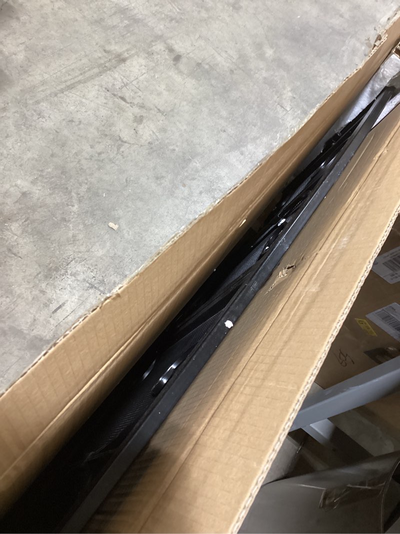 Condition photo showing Good Condition for Plow & Hearth Metal Fireplace Screen Florence Black | 38" W x 31" H | Dual Magnetic Hinged Doors | Spark Guard Cover | Stand Alone Wrought Iron Panel Fire Place Cover
