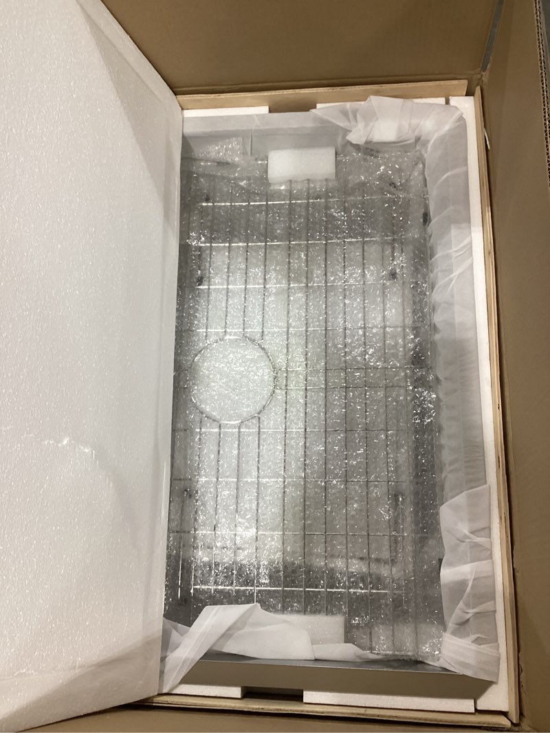 Condition photo showing New/Like New for 30-inch undermount kitchen sink workstation 16 gauge stainless steel under counter single bowl handmade kitchen sinks basin 30x19x10 inch 30"x19"x10"