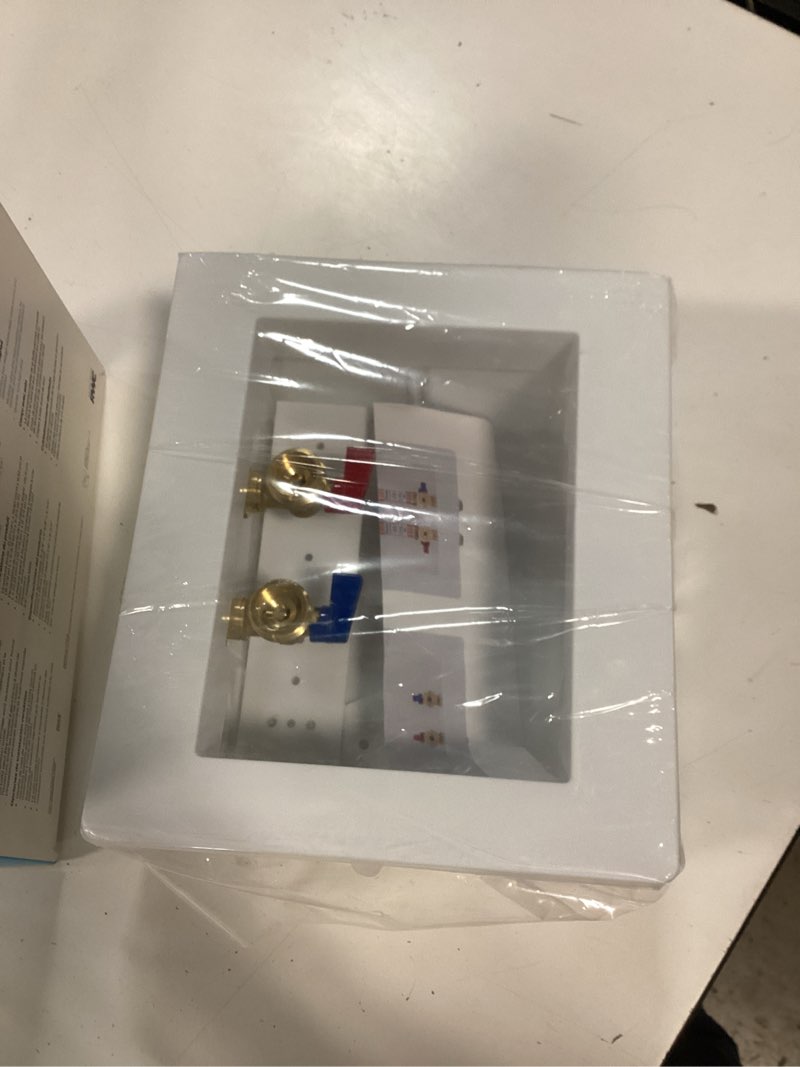 Condition photo showing New/Like New for sharkbite quarter turn ball valve pex washing machine outlet box