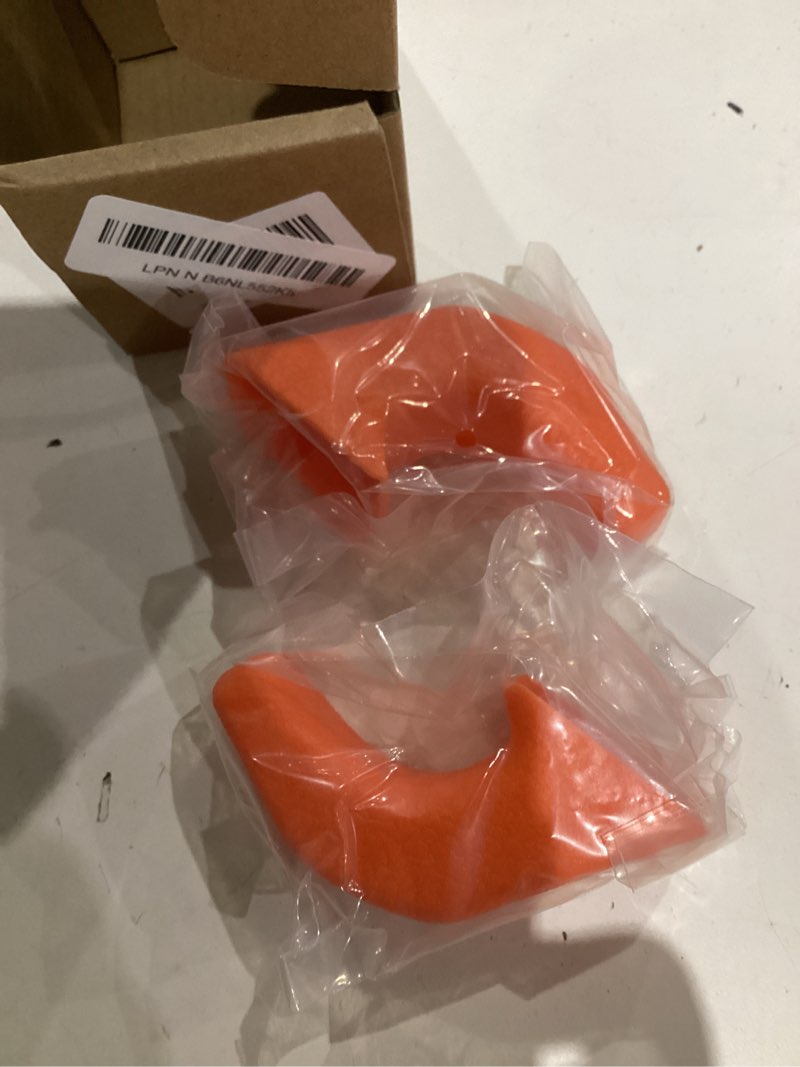 Condition photo showing As Is for JWWY Bumper Tow Hook Covers Tow Trailer Hitch Receiver Cover Towing Hitch Rubber Sleeve Protector Cover Trim Fit for 2007-2025+Jeep Wrangler JL Gladiator JT 4XE JK Exterior Accessories 2pcs Orange Rubber Orange