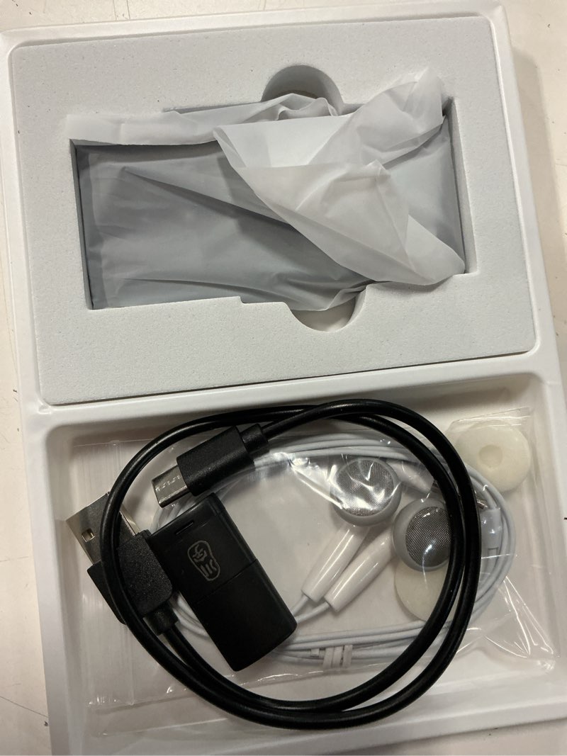 Condition photo showing New/Like New for 64gb mp3 player with bluetooth 5.2, aimoonsa music player with built-in hd speaker, fm radio, voice recorder, hifi sound, e-book, earphones included black - 64gb
