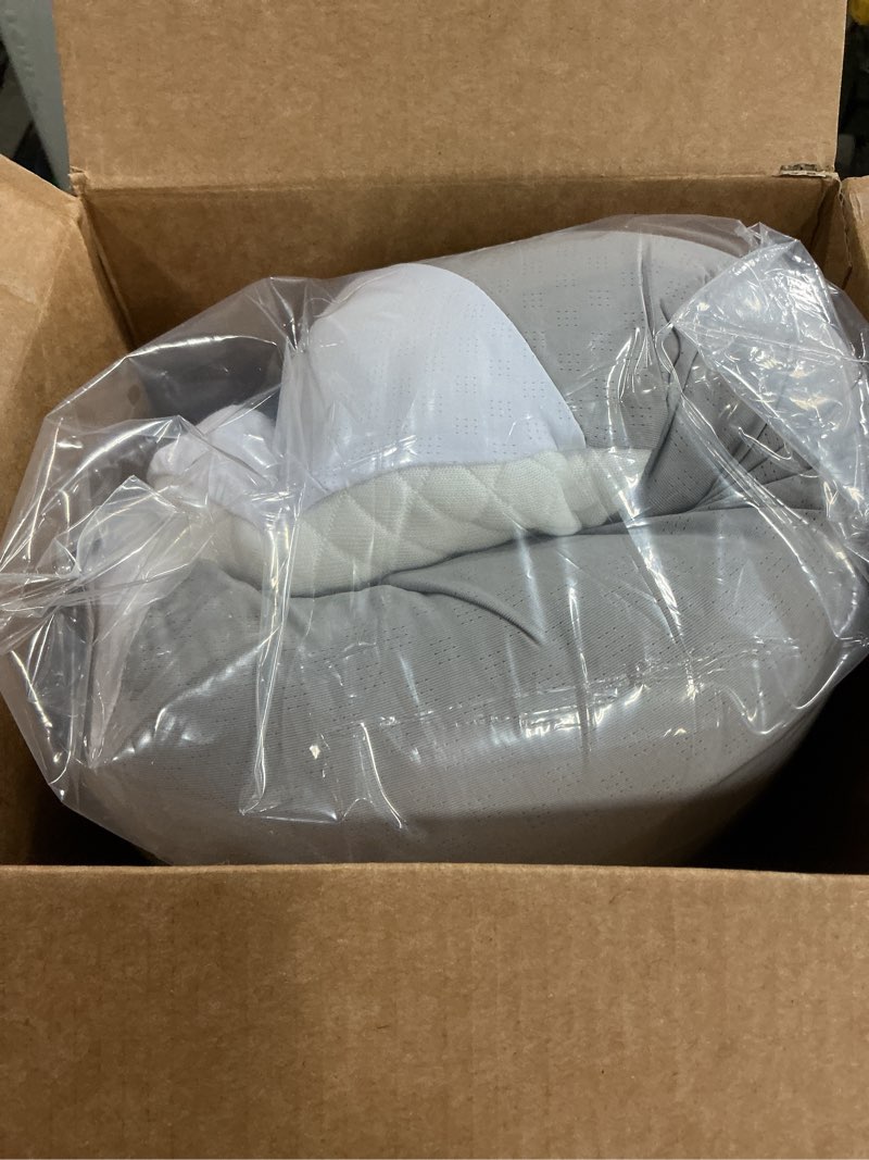 Condition photo showing New/Like New for Cervical Neck Pillow, Memory Foam Pillows for Neck Pain Relief, Ergonomic Contour Cooling Pillow for Side Sleeper Pillow Adults & Stomach Sleepers Neck Shoulder Pillow (Gray, 24" L x 14" W)