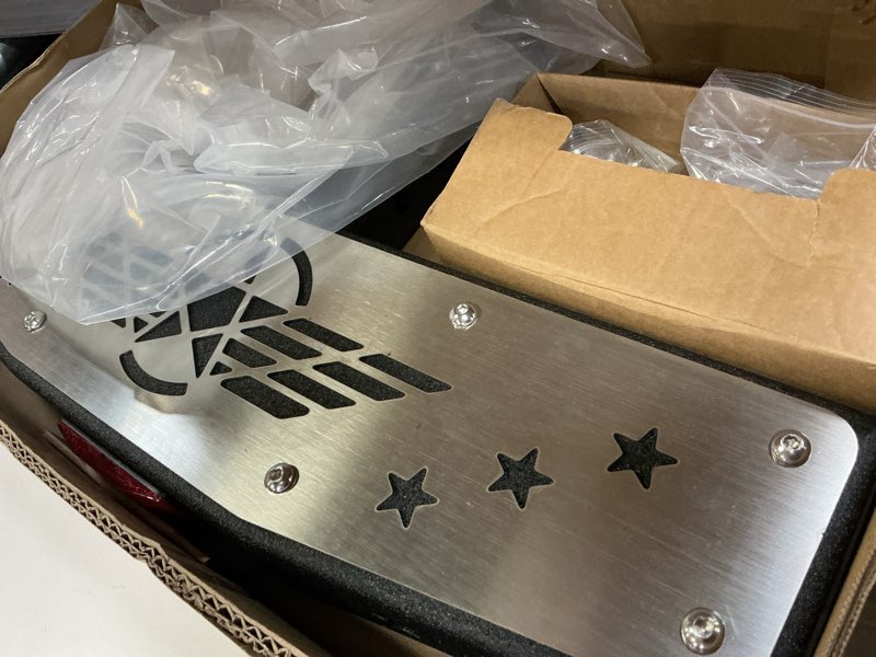 Condition photo showing Good Condition for (Similar)Hitch Step Fits for 2\" Hitch Receiver Textured Black Tow Hitch Step Strong Steel Construction Bumper Protector with Pin Lock 350lbs Maximum Load