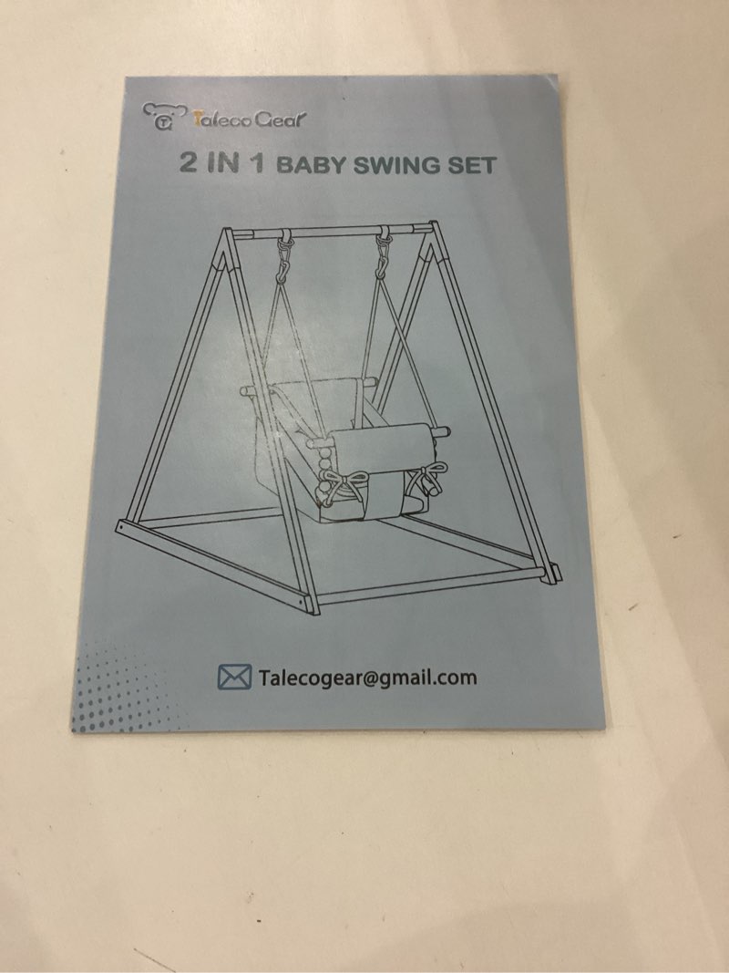2 IN TODDLER SWING SET