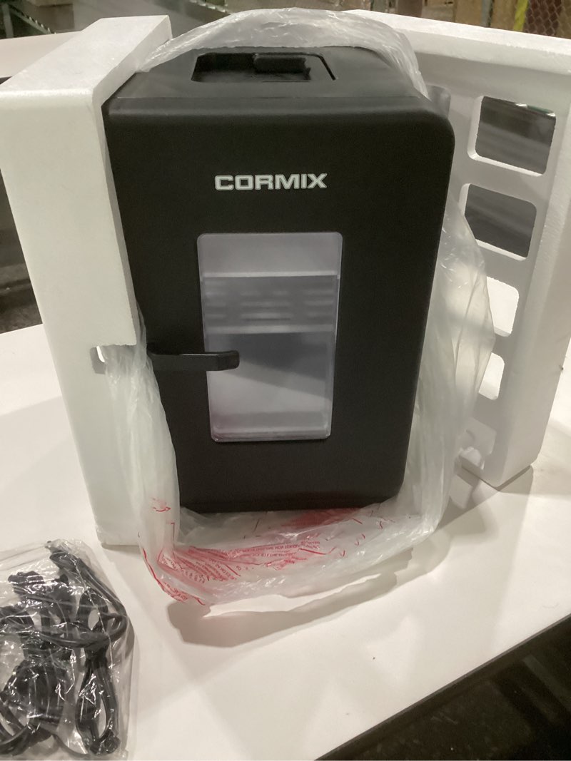 Condition photo showing New/Like New for Mini Fridge for Bedroom, 15 Litre/21 Cans Portable Mini Refrigerator with AC/DC Power for Office, Dorm and Car, Thermoelectric Electric Cooler & Warmer Skincare Fridge for Drinks, Food, Cosmetics, NOT TESTED
