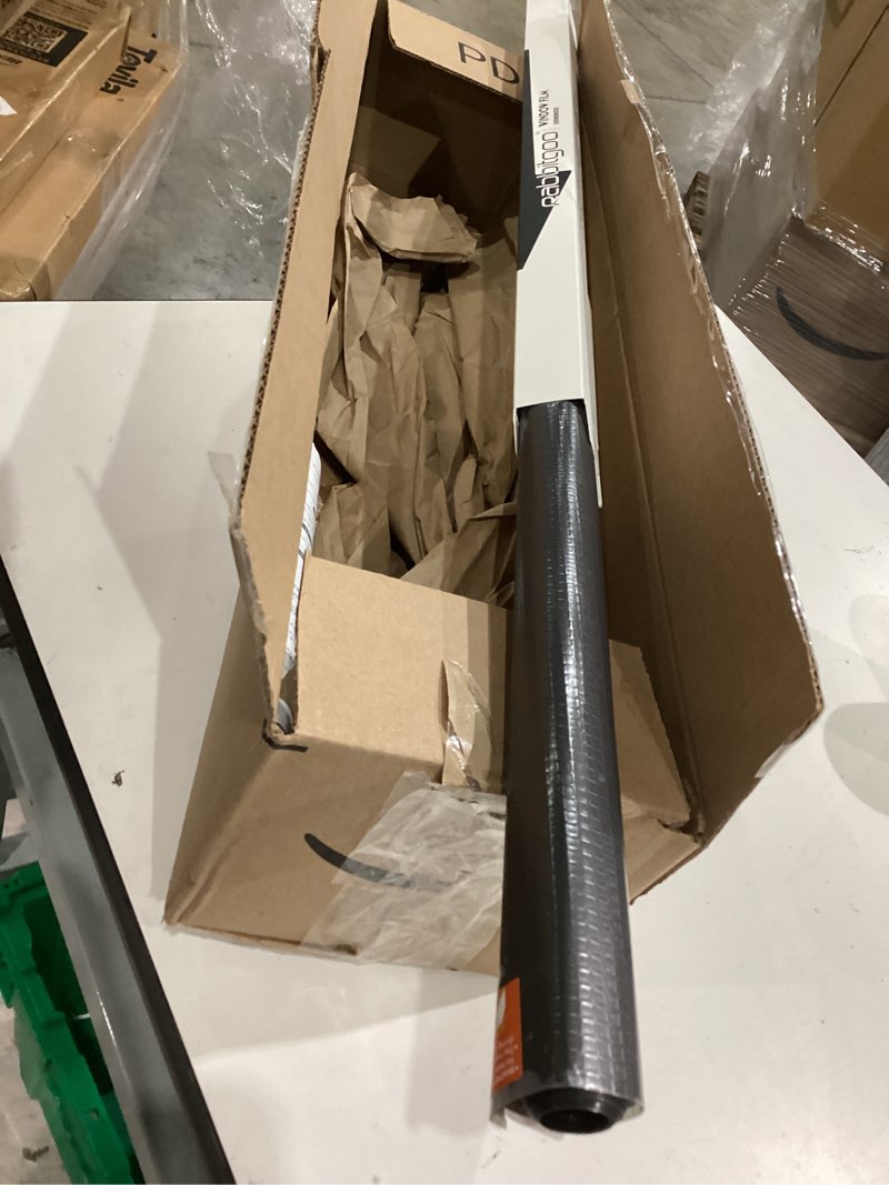 rabbitgoo window privacy film stained glass window film, mosaic rainbow decorative glass cling, remo