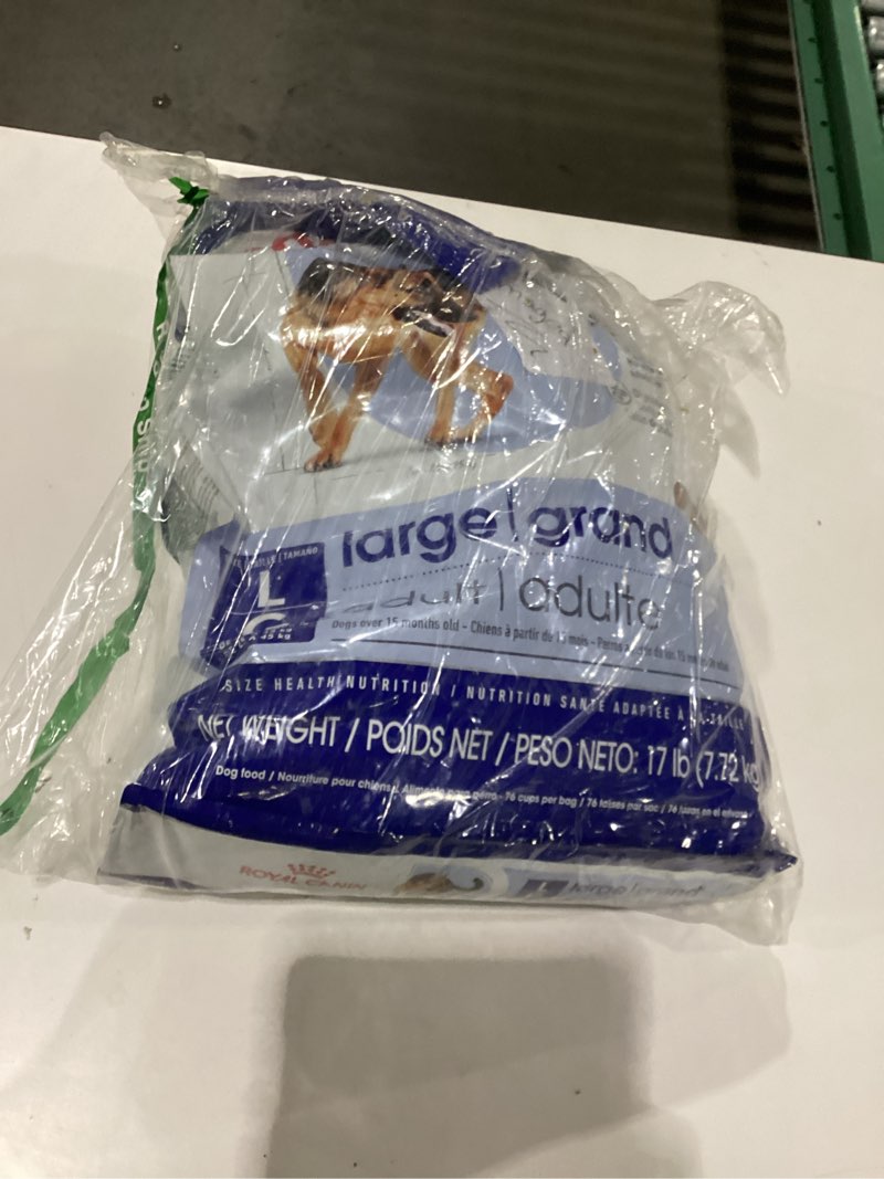 17 lb bag of adult dog food