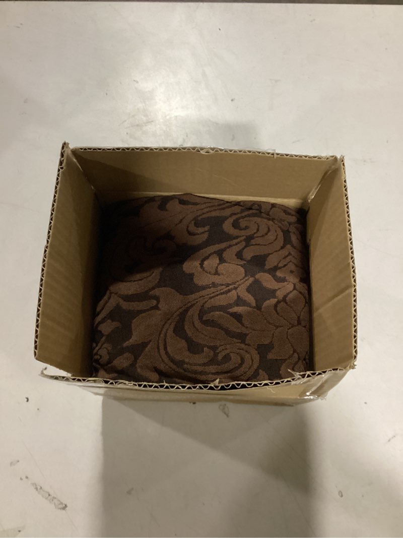Condition photo showing As Is for Hokway Damask Stretch Couch Cushion Replacement Slipcovers, Boho Cushion Slipcovers Sofa Cushion Covers (Coffee, Large) Coffee Large