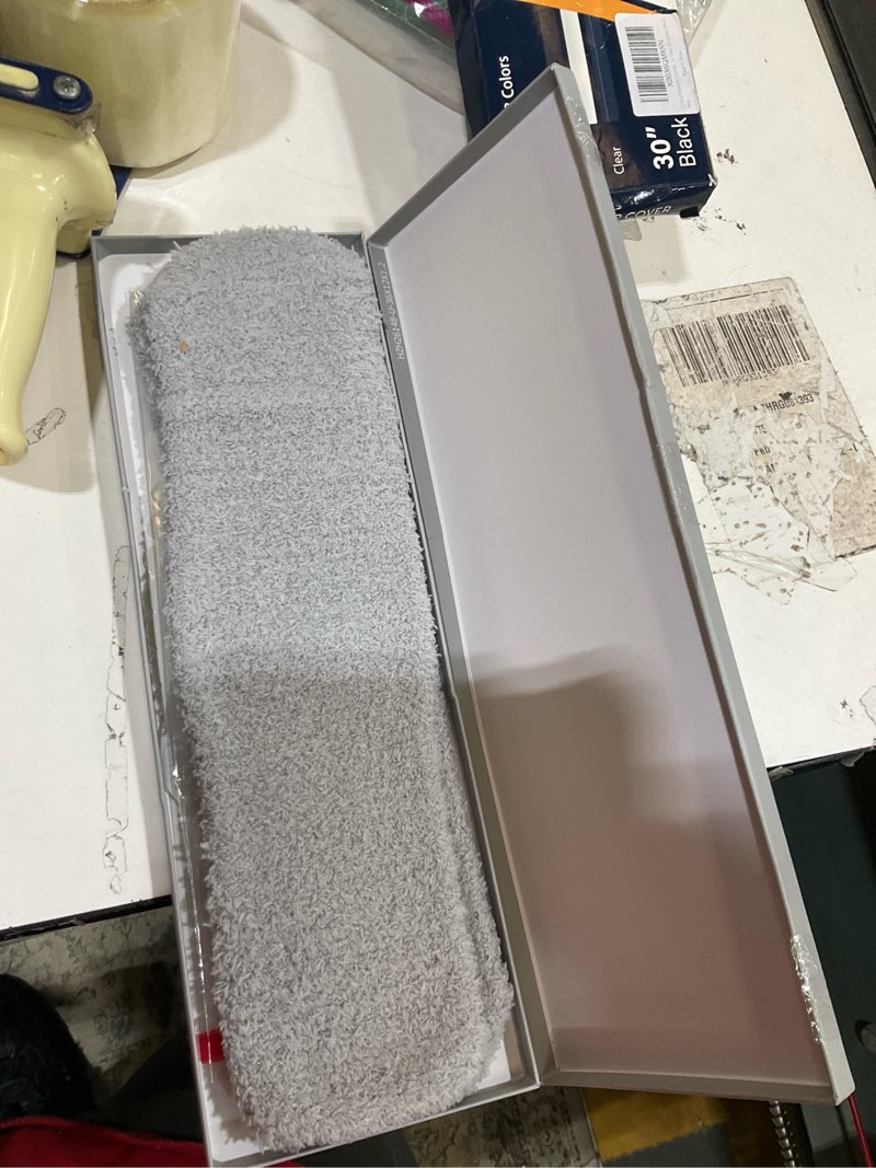 Condition photo showing As Is for happypop birthday gifts ideas for elderly - birthday socks for people born between 1924-1935 fuzzy vintage 1935 grey