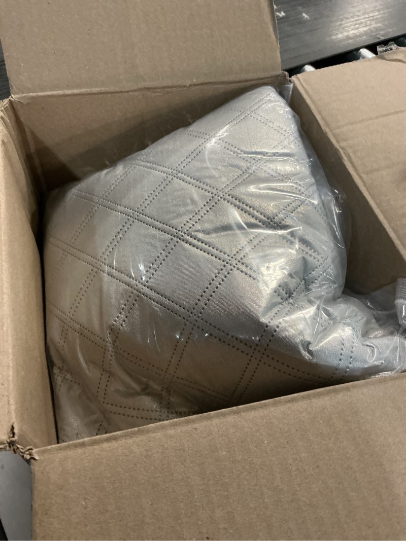 Condition photo showing Good Condition for Car Half Car Cover Sunshade, Windshield Hood Front Window All-Season Protection Waterproof Dustproof Frostproof Car Cloth, Outdoor Foldable Protective Cover, Universal for Cars (Silver) 1 PC Silver #03