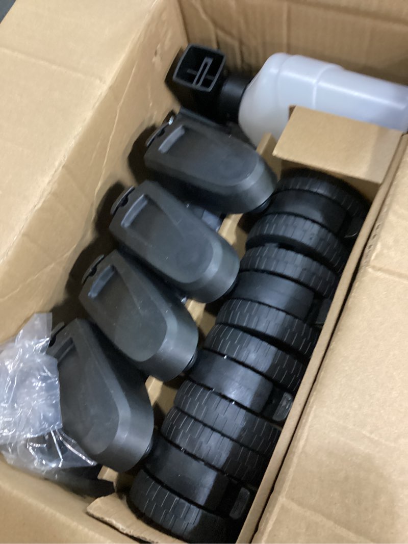 Condition photo showing Good Condition for 4800psi powerwasher with 4 quick connect nozzles, foam cannon for car, lane, patio cleaning blue