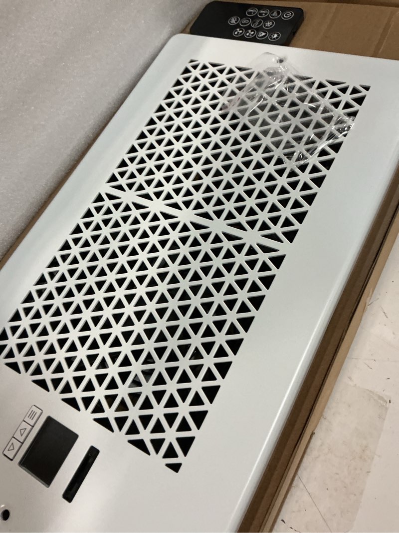 Condition photo showing Good Condition for matulsa register booster fan for 6" x 12" register holes with remote control and thermostat, 10-speeds floor vent fans booster - enhances ac heating&cooling airflow, quiet air duct fan for wall, white white 6" x 12" 1
