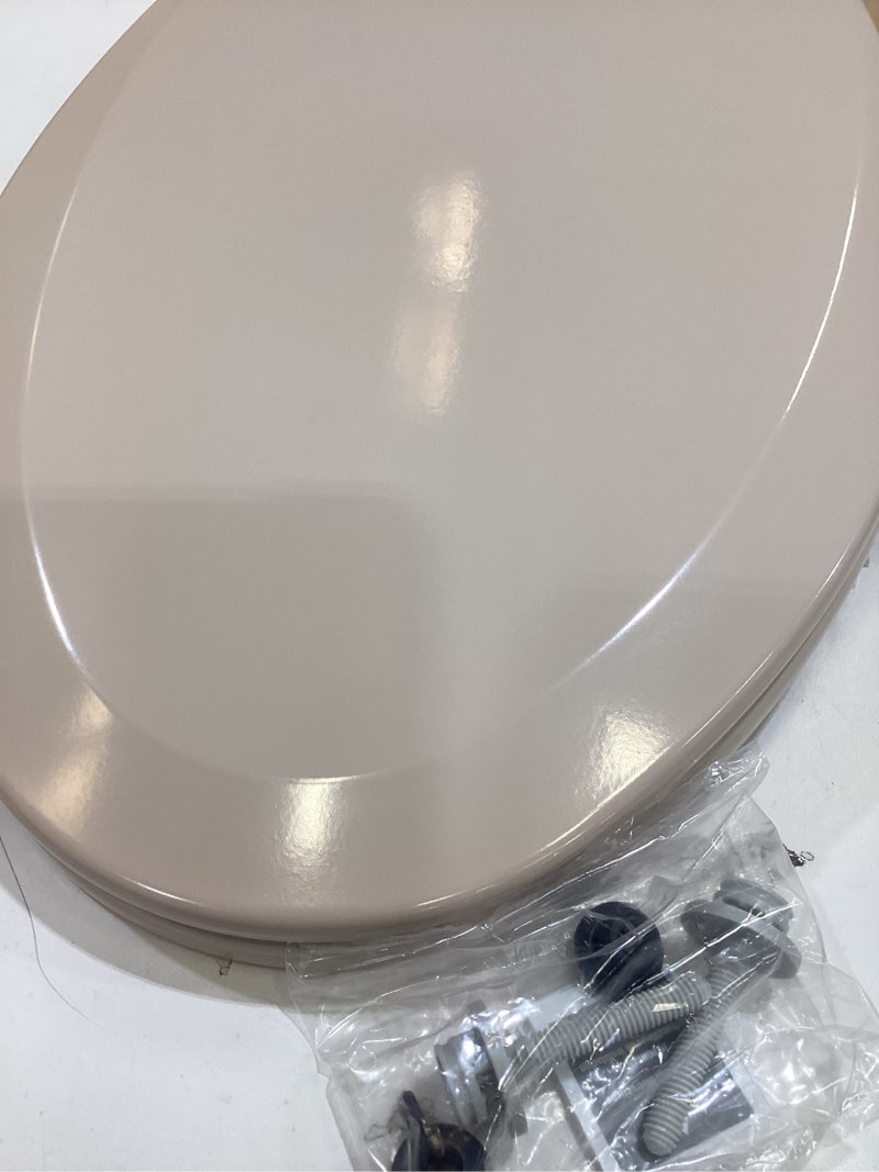 Condition photo showing Good Condition for bemis 1500ec 068 toilet seat with easy clean & change hinges, 1 pack elongated, fawn beige