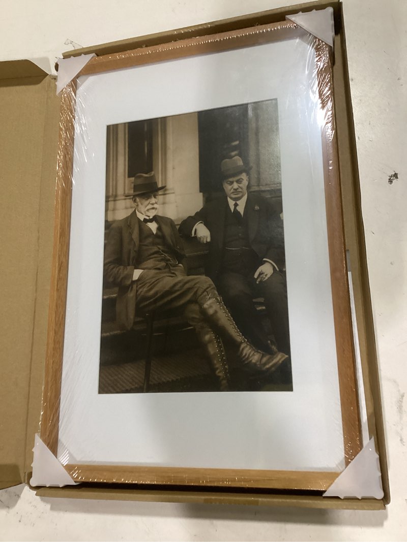 Condition photo showing New/Like New for Heimlove 11x17 Picture Frames Natural Teak,Original Wood Hand Make Crafted Diploma Frame with Mat to 8x12 Graduation Picture Display,Family Picture,Wedding Picture,Photo,Certificate Wall Mounted 11"x17"|mat to 8"x12" Natural Teak