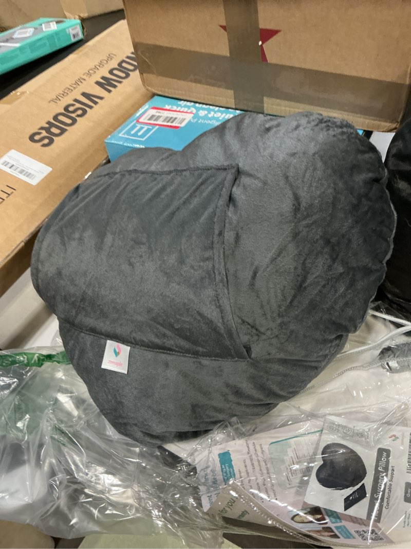 Condition photo showing Good Condition for Zomaple Heart Pillow for After Heart Surgery - Open Heart Surgery Recovery Pillow - Cardiac Cough Pillow Recovery Gift for Mastectomy, Hysterectomy and Abdominal Surgery - Gel Pack (Included Items)