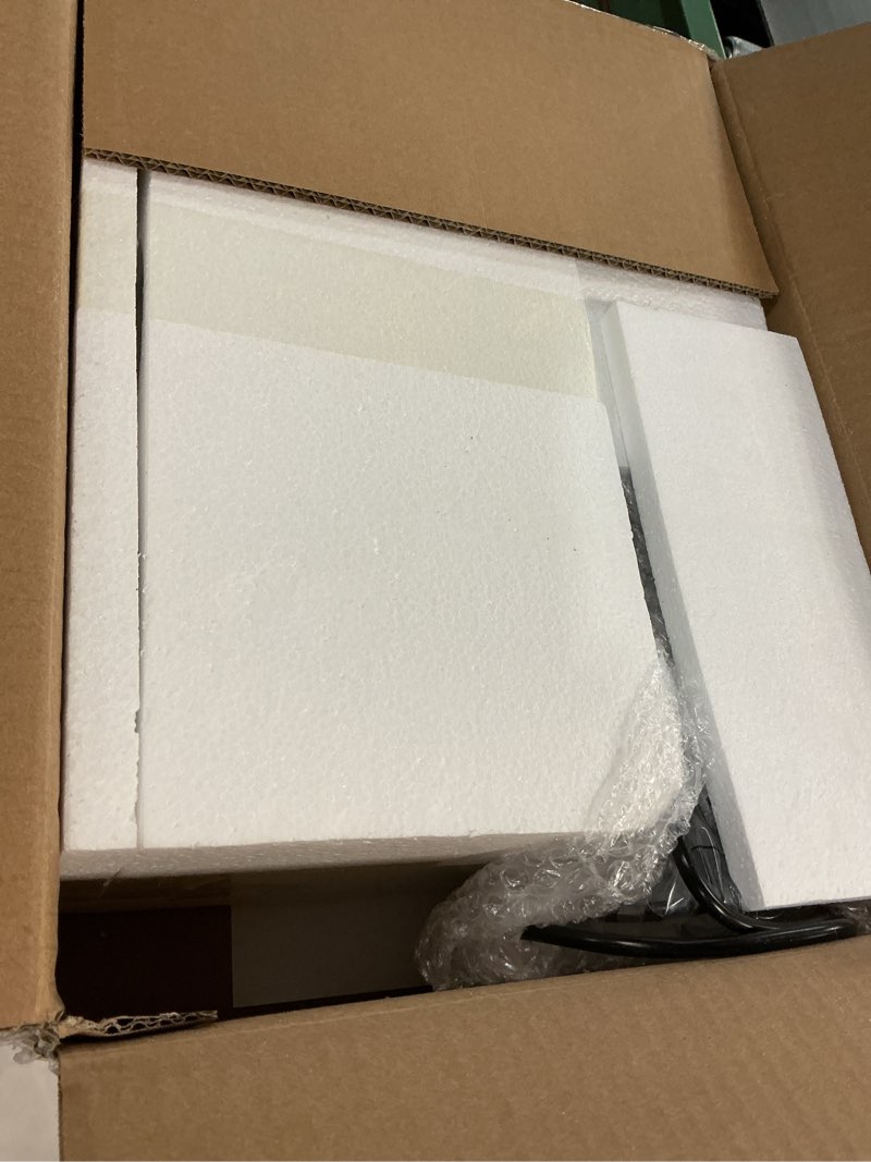 Condition photo showing New/Like New for Modern 3-Light Pendant Island Light Fixture Black Ceiling Hanging Lights with Clear Seeded Glass and Adjustable Cord,Industrial Pendant Lighting for Kitchen Living Room Dining Room Foyer Black 3 Lights