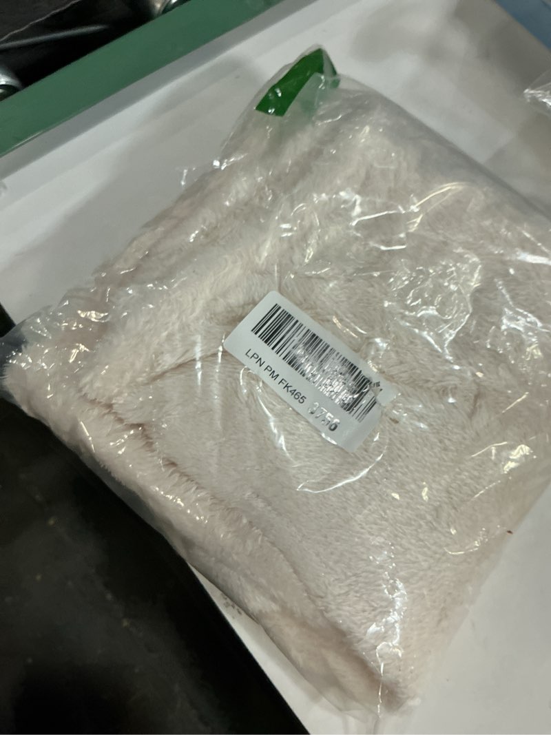 Condition photo showing Good Condition for PetAmi Dog Blanket for Small Medium Dogs Beige, Fluffy Soft Puppy Blanket, Sherpa Fleece Cat Blanket for Kitten Doggie, Calming Pet Blanket Throw for Couch Sofa Bed Washable, Medium 29x40 Medium (29x40) Beige