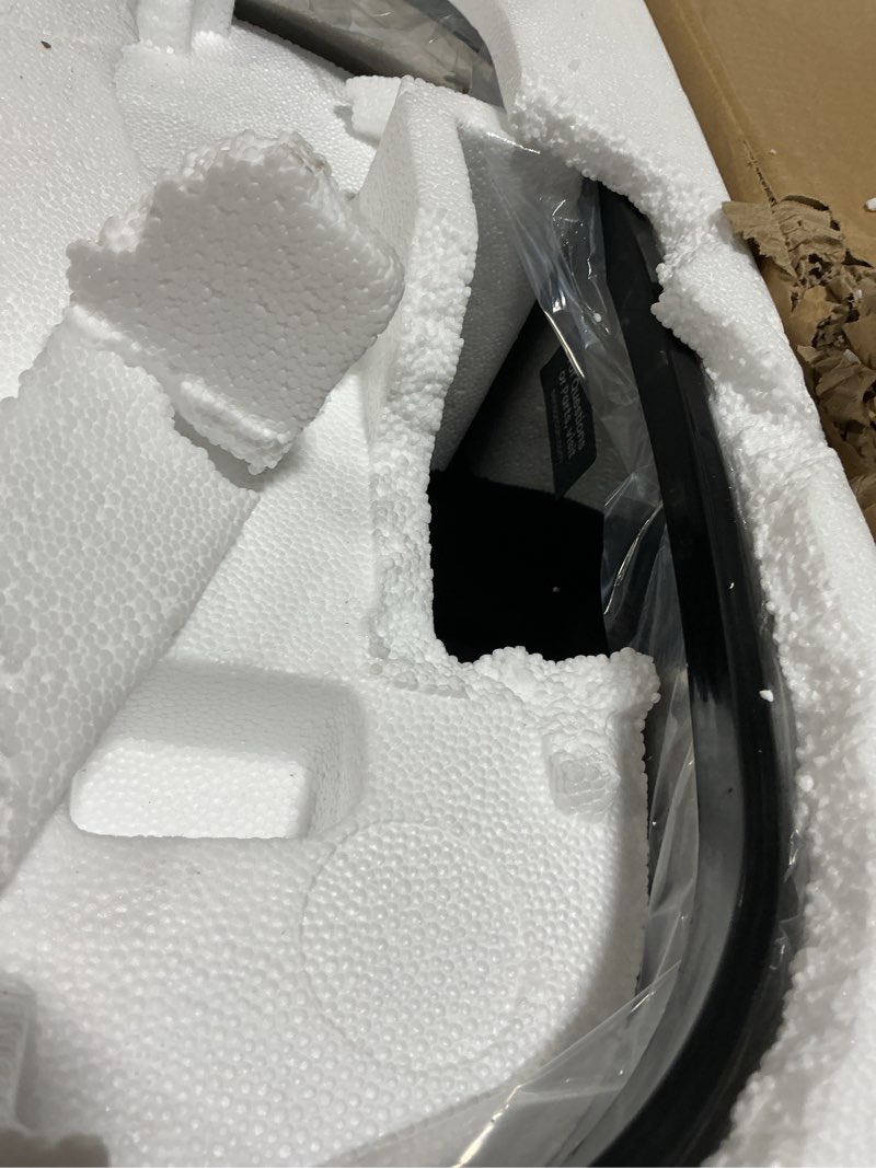 Condition photo showing Good Condition for SensorCan 50 Liter / 13 Gallon Kitchen Trash Can with AC Adapter & Odor Filter – Motion Sensor Stainless Steel Garbage Bin for Home, Office, Garage – Slim Oval Shape, Large Capacity Design Black and Silver