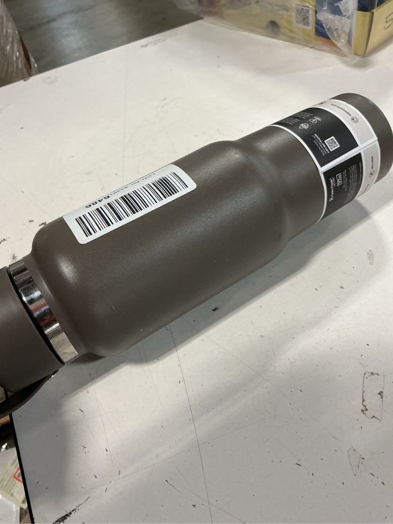 Condition photo showing As Is for Hydro Flask Travel Water Bottle - Insulated Stainless Steel - Wide Straw Lid, Non Spill, Leakproof in 40 Oz Sandpiper