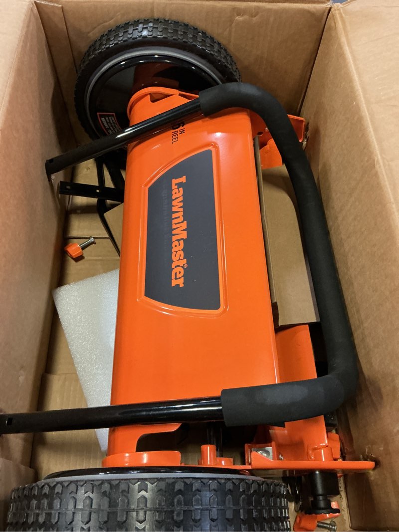 Condition photo showing Good Condition for lawnmaster lmrm1602 push reel lawn mower 16-inch 5-blade