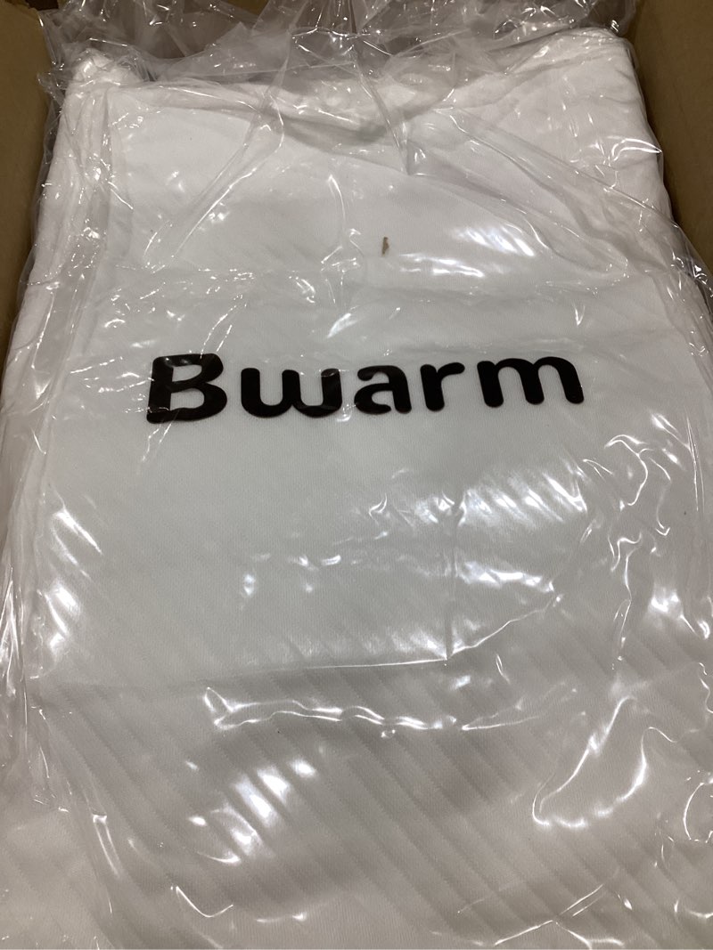 Condition photo showing Good Condition for Bwarm Waterproof Heated Mattress Pad, ETL Certified Bed Warmer with 9 Heat Settings, 1-12 Hours Auto Off Deep Pocket, Machine Washable, White Twin