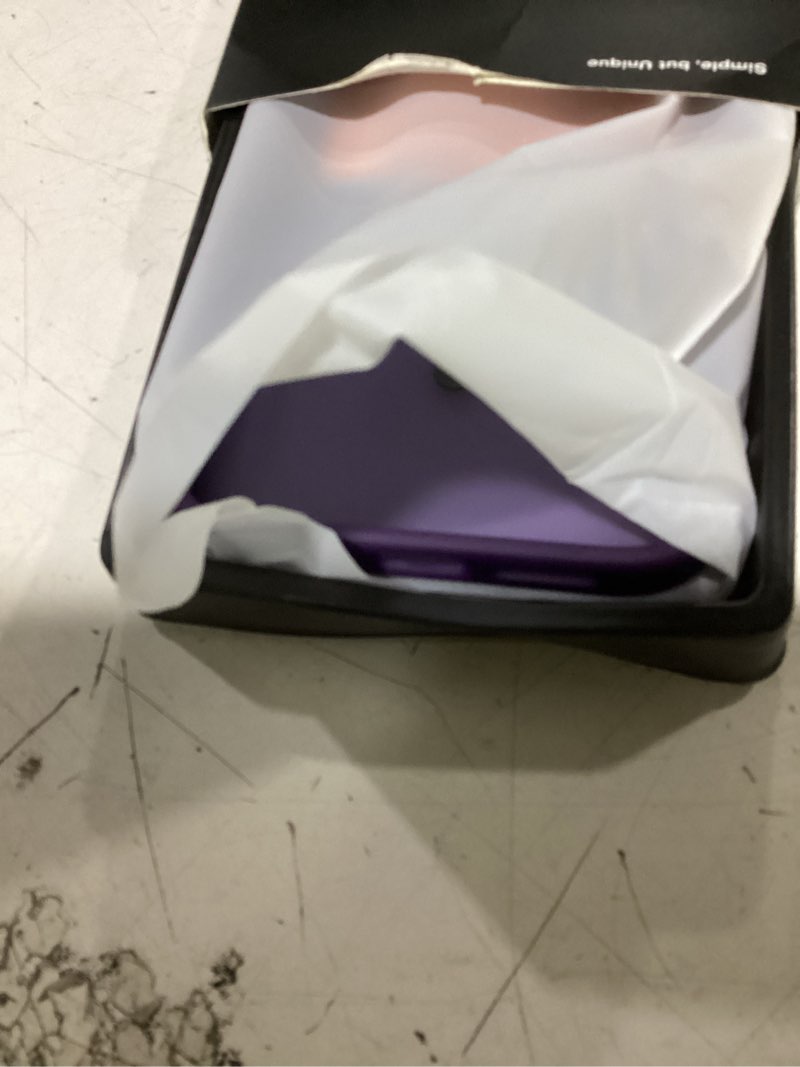 Condition photo showing Good Condition for canshn magnetic compatible with iphone 13 pro max case, upgraded [full camera protection] [compatible with magsafe] [translucent matte] shockproof protective phone case cover 6.7 inch - deep purple iphone 13 pro max (6.7 inch, 3 lens) deep purple