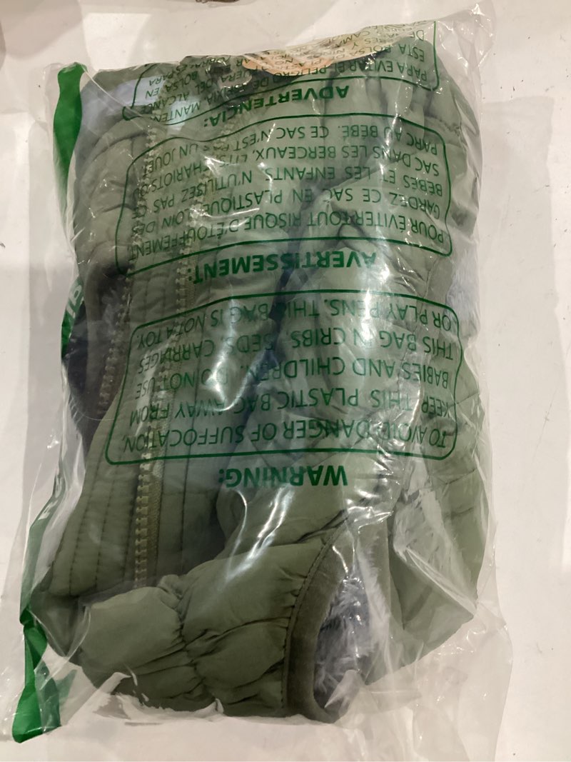 Condition photo showing Good Condition for SAWMONG Dog Coat, Warm Dog Winter Coat, Waterproof Fleece Jacket, Cold Weather Dogs Jacket (L,Green) Large Green