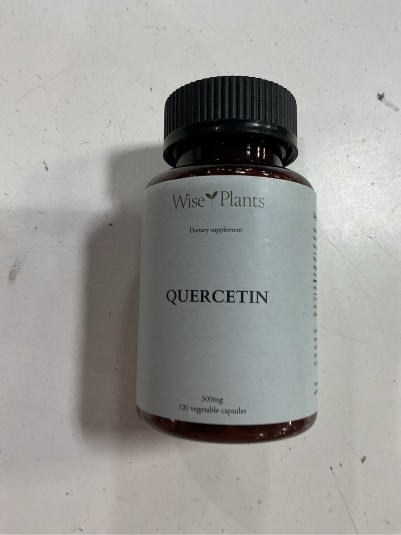 Condition photo showing New/Like New for quercetin - antioxidant support - 500mg, 120 servings, purity level 95% (hplc)