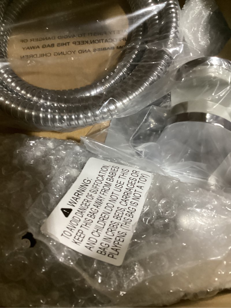 Condition photo showing New/Like New for veken 11.8" rain shower head with handheld, high pressure handheld shower with multi spray modes, rainfall combo with metal extension arm, detachable dual showerhead, bathroom decor, chrome silver chrome 11.8 inch high pressure