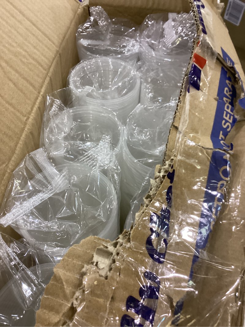 Condition photo showing Good Condition for JOLLY CHEF 1200 Pack 5 oz Clear Plastic Cups,5 Ounce Small Disposable Cups, Cold Party Drinking Cups for Tasting, Drinking and Party