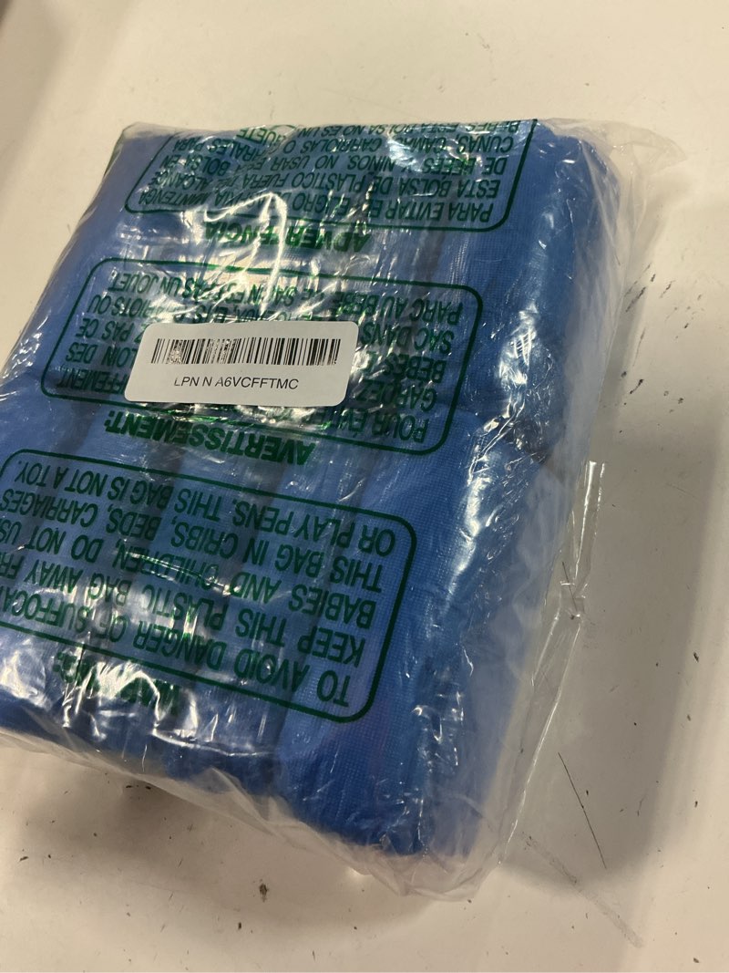 Condition photo showing Good Condition for Hitituto Shoe Covers Disposable Non-slip for Indoors -100 Pieces (50 Pairs) Waterproof Premium CPE Booties Shoes Protectors Coverings, fits up to size 11 US Men and 13 US Women, Blue, Large Cpe 100. Pcs