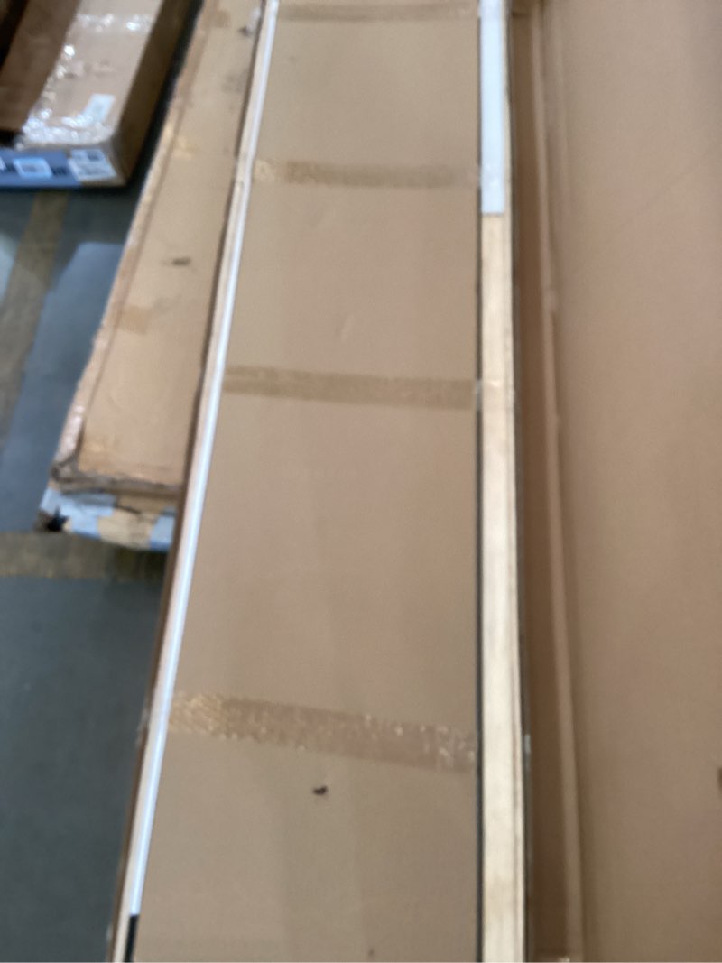 Roymelo Bifold Doors for 36"×80" Opening, Preassembled White Frosted Glass Folding Barn Door, Slidin