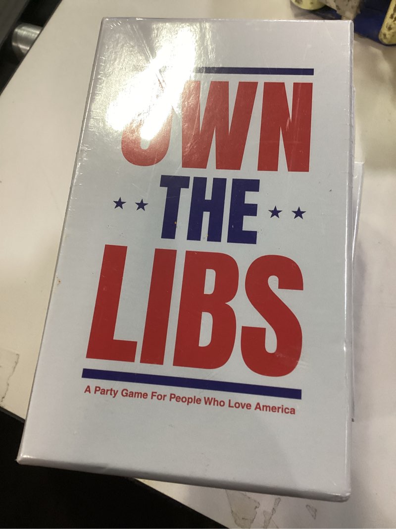 Condition photo showing New/Like New for Own The LlBBs - Funny White Elephant Gift - Men & Women's Birthday Gift - Hilarious Game