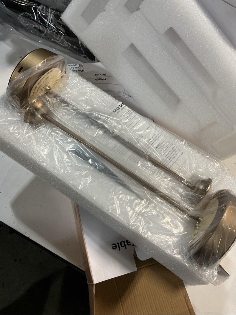 Condition photo showing New/Like New for yht cordless led table lamp, outdoor portable led table lamp,dimming 6000mah battery waterproof table light for restaurant, patio, dinner, bedroom (black) black-1 (color may vary)