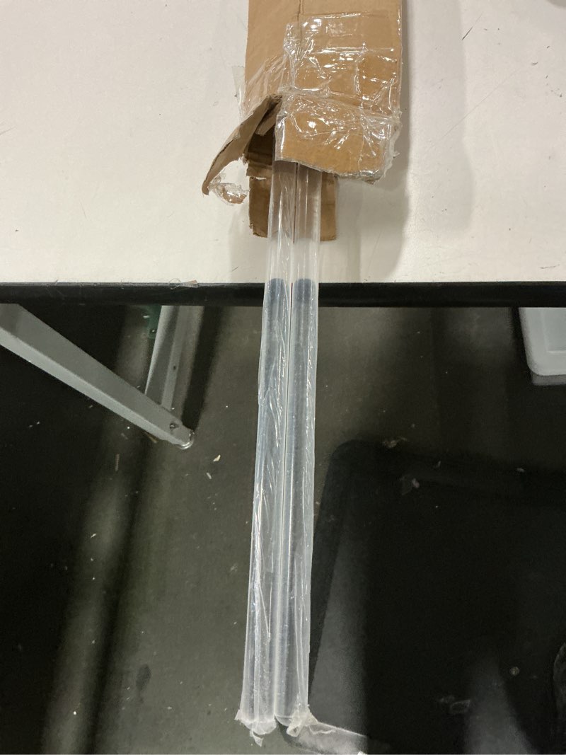 Condition photo showing Good Condition for JUYO VONSAN Clear Acrylic Curtain Pull Wand 2 pack 30 inch Drapery Curtain Pull Rod Closer with Rings and Hooks (Clear, 30 inch) Clear 30 inch